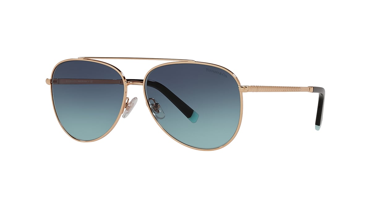 Tiffany & Co. TF3074 59 Blue Gradient & Rubedo Sunglasses 