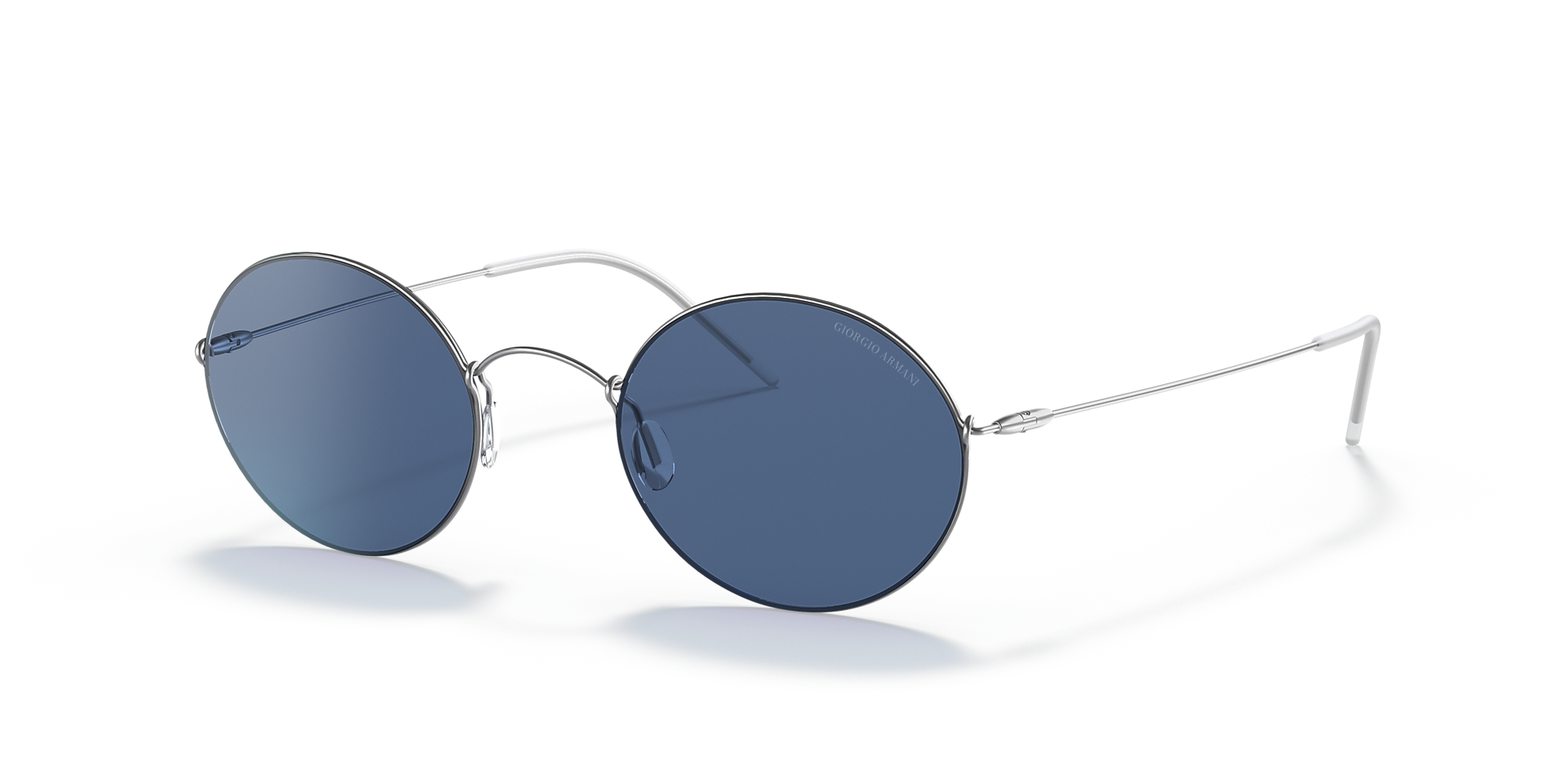 Giorgio Armani Ar6115t 49 Dark Blue & Grey Sunglasses 