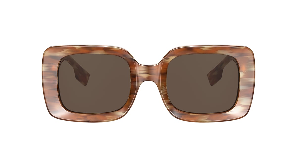 Burberry BE4327 Delilah 51 Brown & Brown Sunglasses | Sunglass Hut USA