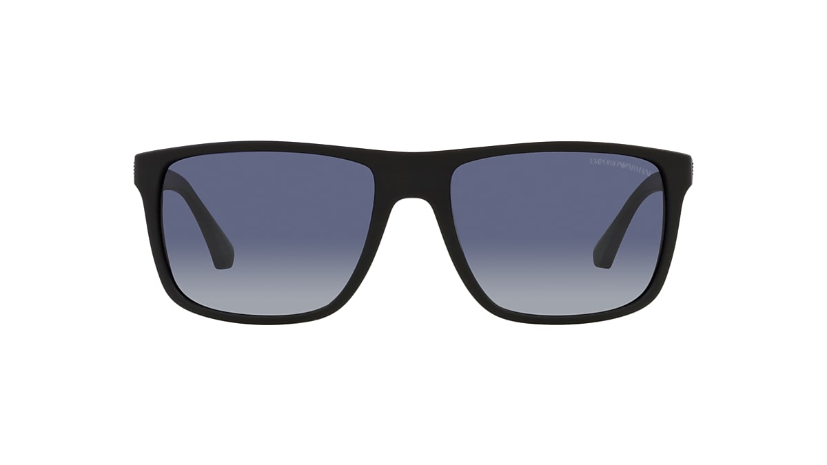 Emporio Armani EA4033 56 Gradient Blue Black Rubber Blue