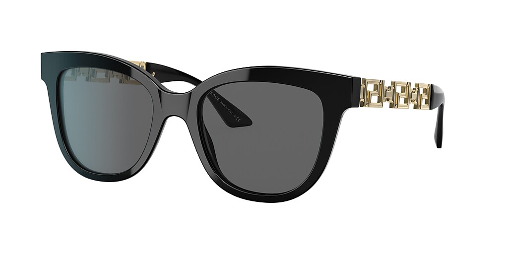Versace VE4394 54 Dark Grey & Black Sunglasses | Sunglass Hut USA