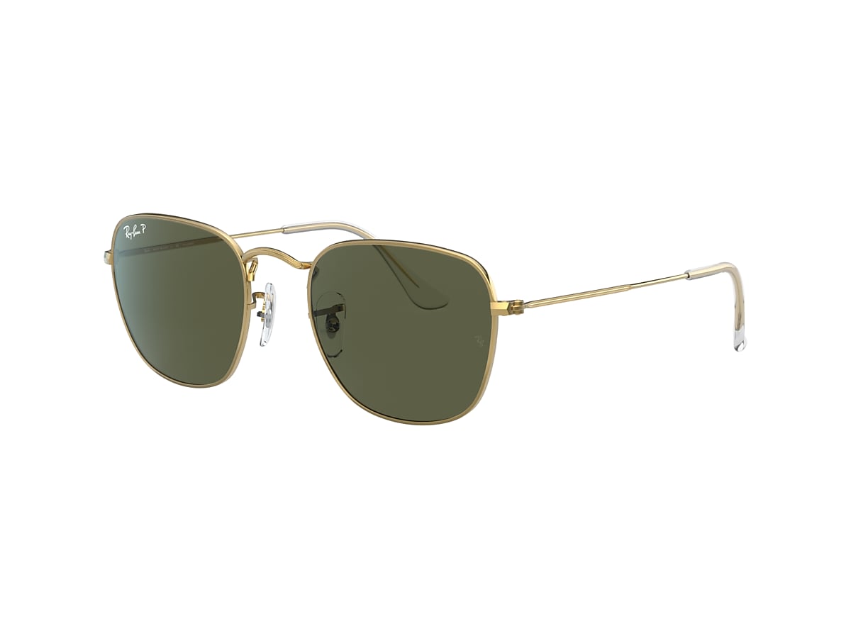 Ray-Ban RB3857 Frank 51 Green & Gold Polarized Sunglasses | Sunglass Hut USA