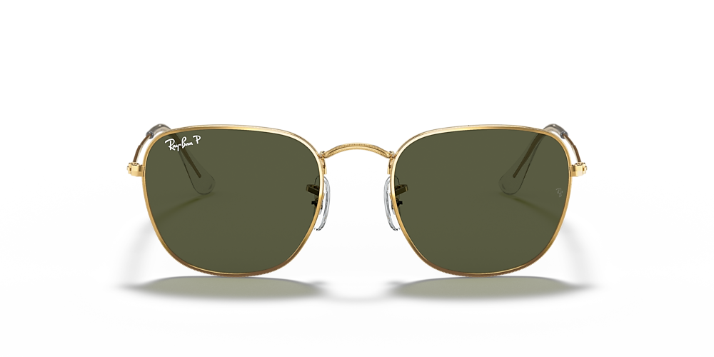 Ray-Ban RB3857 Frank 51 Green & Gold Polarized Sunglasses