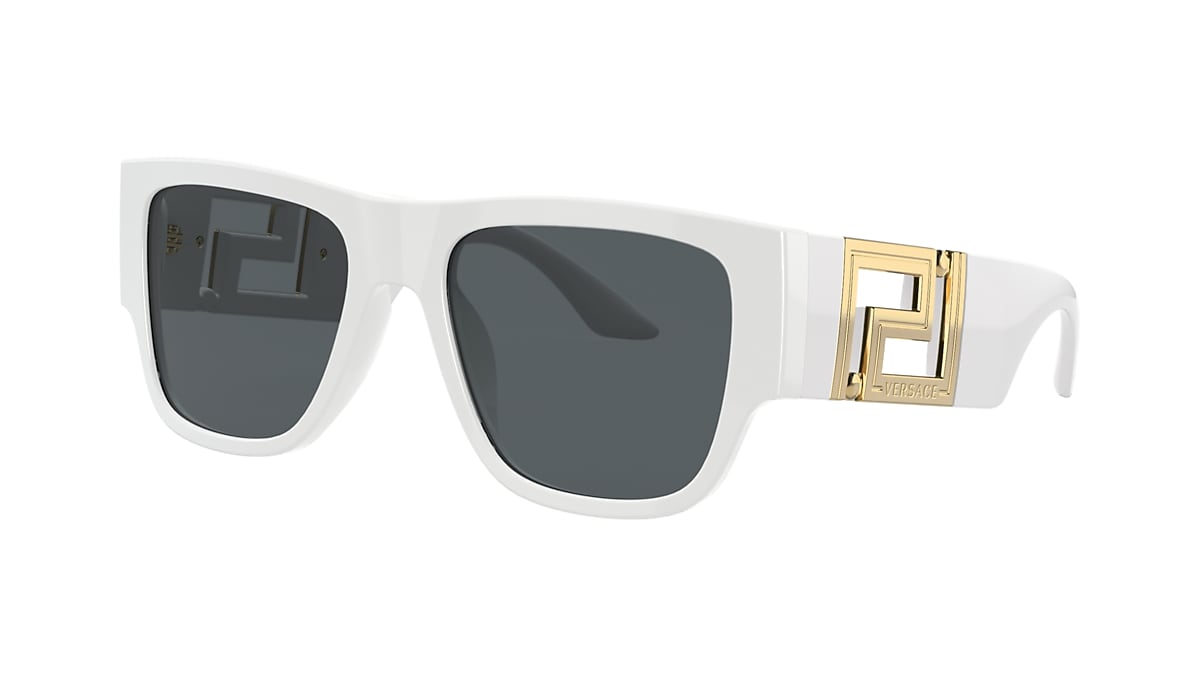 Versace VE4403 XL (57 - 20) with Grey lenses and White frame