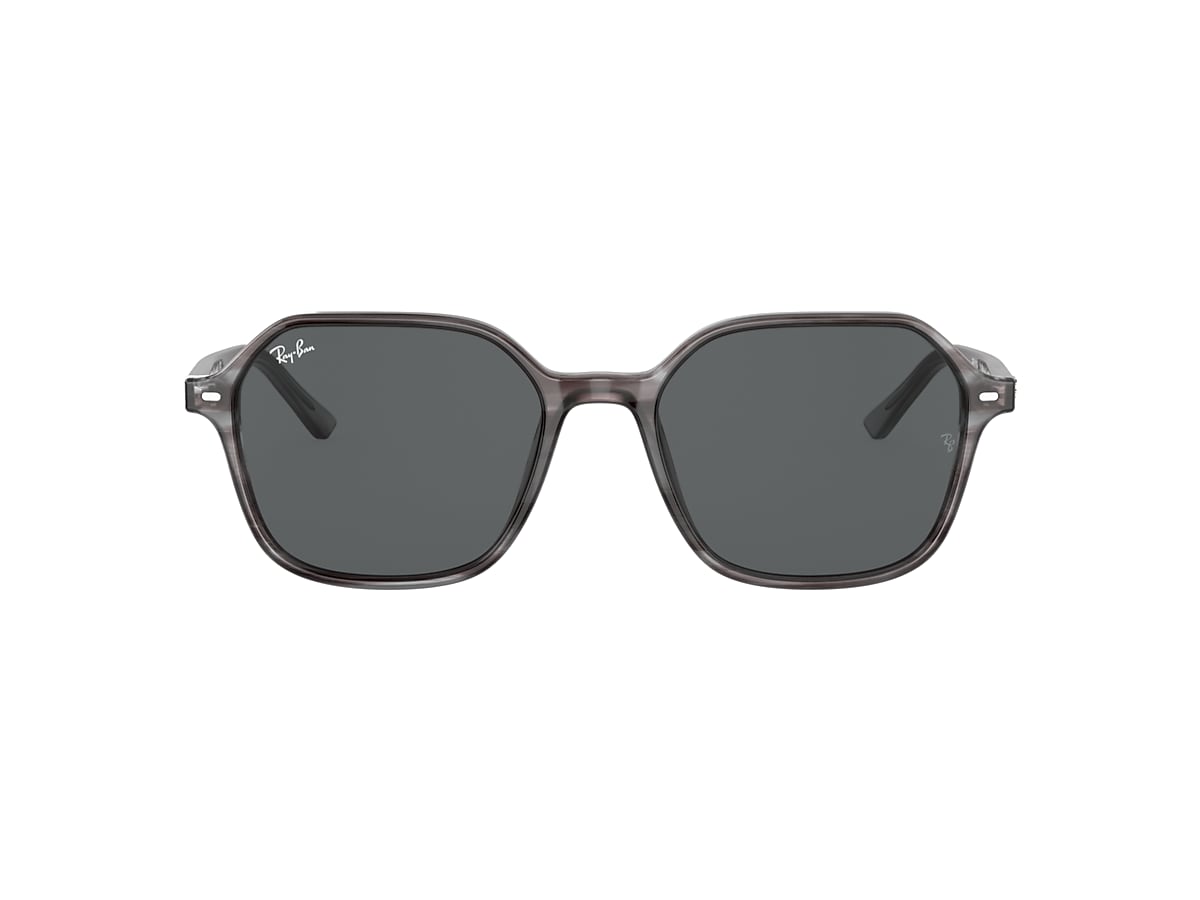 Ray-Ban RB2194 John 51 Dark Grey & Striped Grey Sunglasses