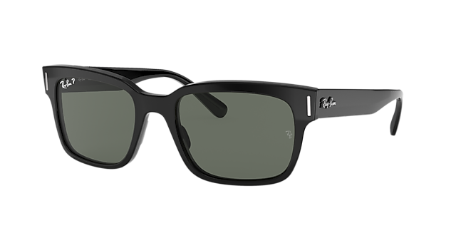 Ray-Ban RB2190 Jeffrey 55 Green & Black Polarized Sunglasses