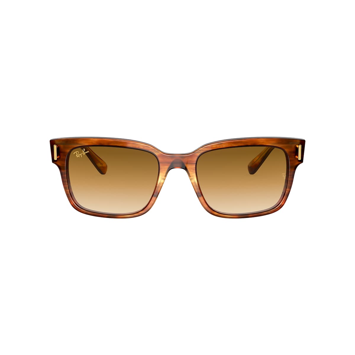 Ray-Ban RB2190 Jeffrey 55 Light Brown Gradient & Striped Havana