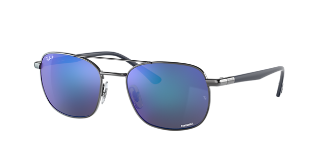 Ray-Ban RB3670CH Chromance 54 Grey/Blue & Gunmetal Polarized