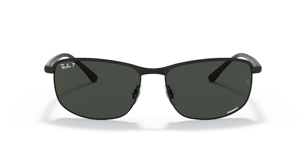 Sunglass Dark Sunglasses Hut & Chromance 60 Polarized RB3671CH Ray-Ban | Black USA Grey
