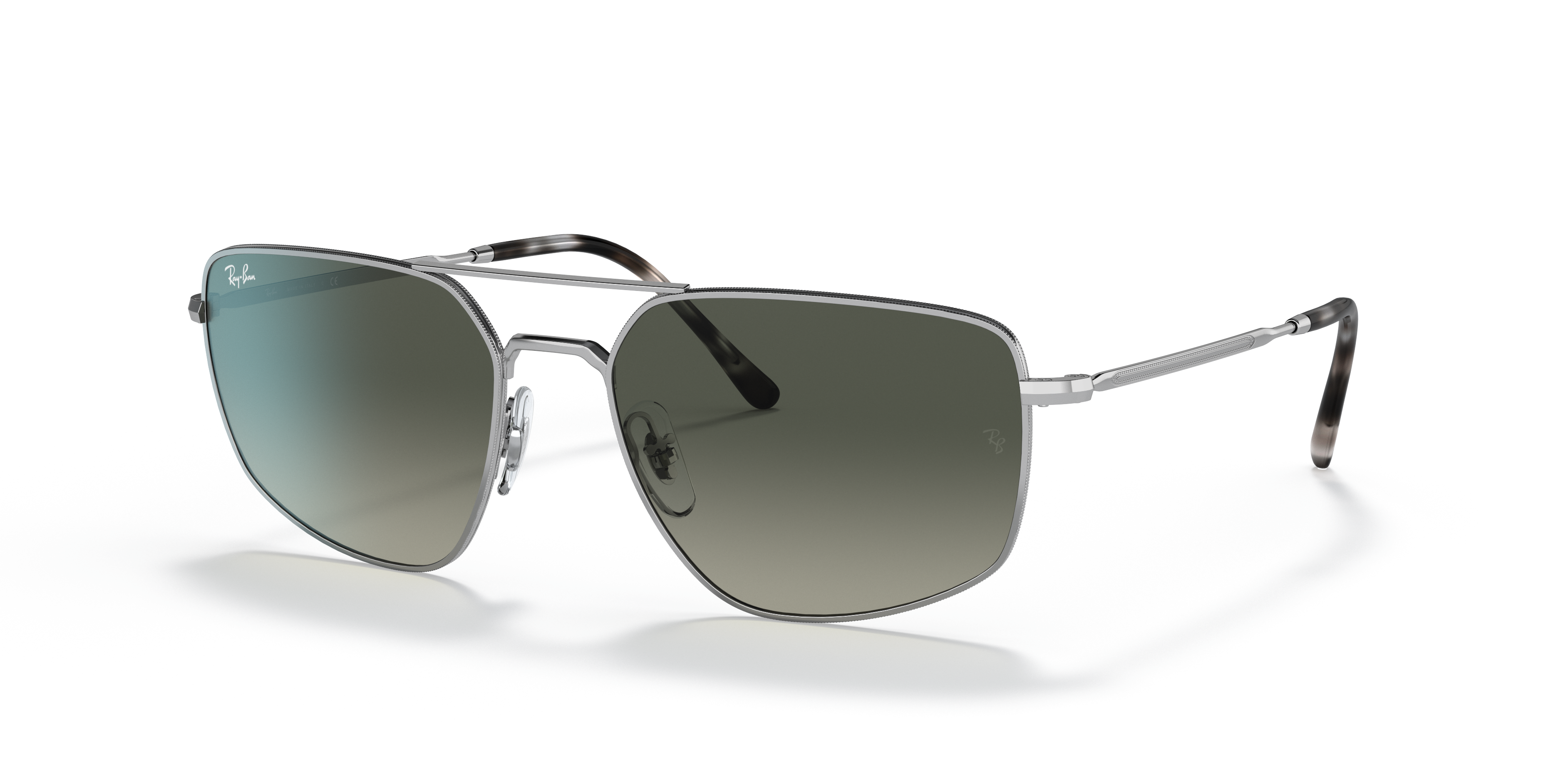 ray ban colonel silver