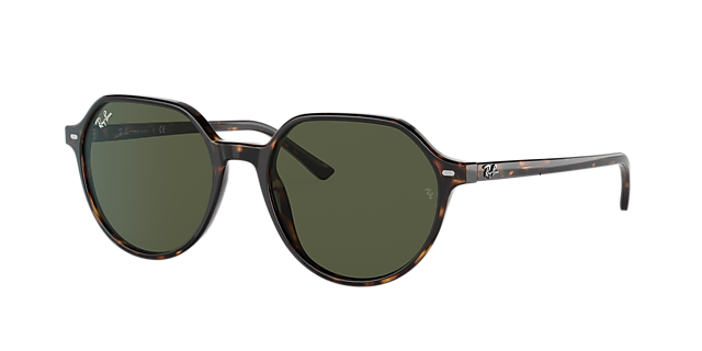 Ray-Ban RB2195 Thalia 53 Polarized Green Classic G-15 & Black