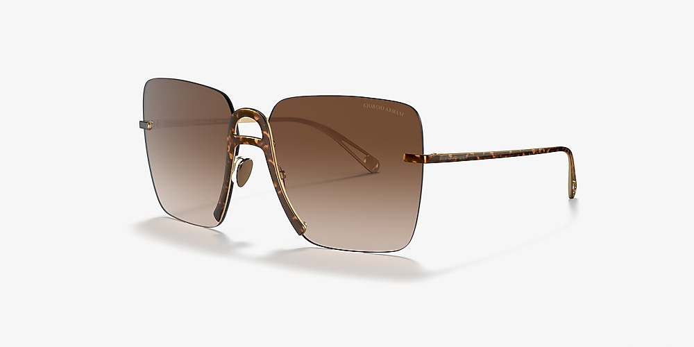 Giorgio Armani AR6118 62 Brown Gradient & Havana Brown Sunglasses | Sunglass  Hut United Kingdom
