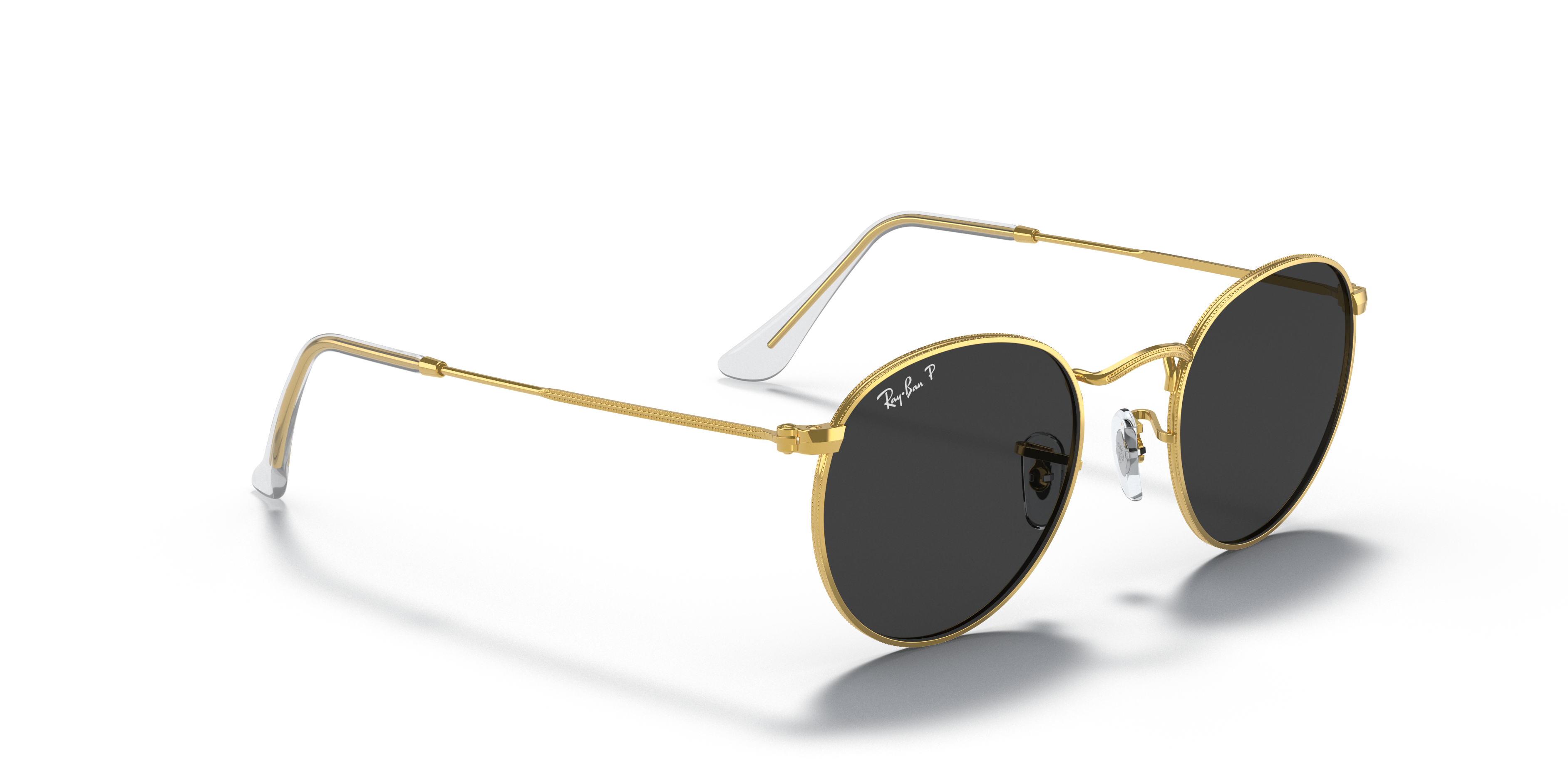 rayban round metal classic