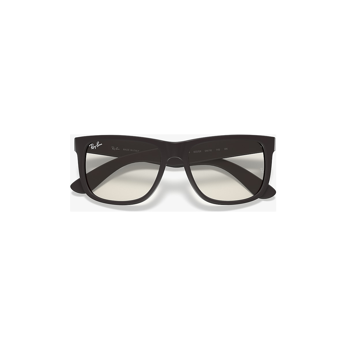 Ray-Ban RB4165 Justin Clear 54 Clear & Black Sunglasses