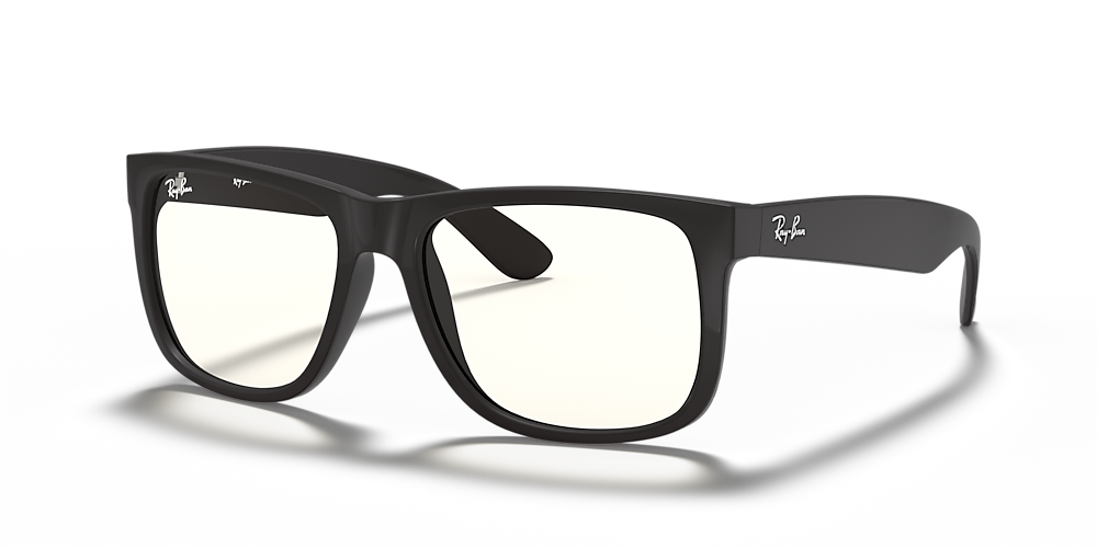 Ray-Ban RB4165 Justin Clear 54 Clear & Black Sunglasses | Sunglass Hut USA
