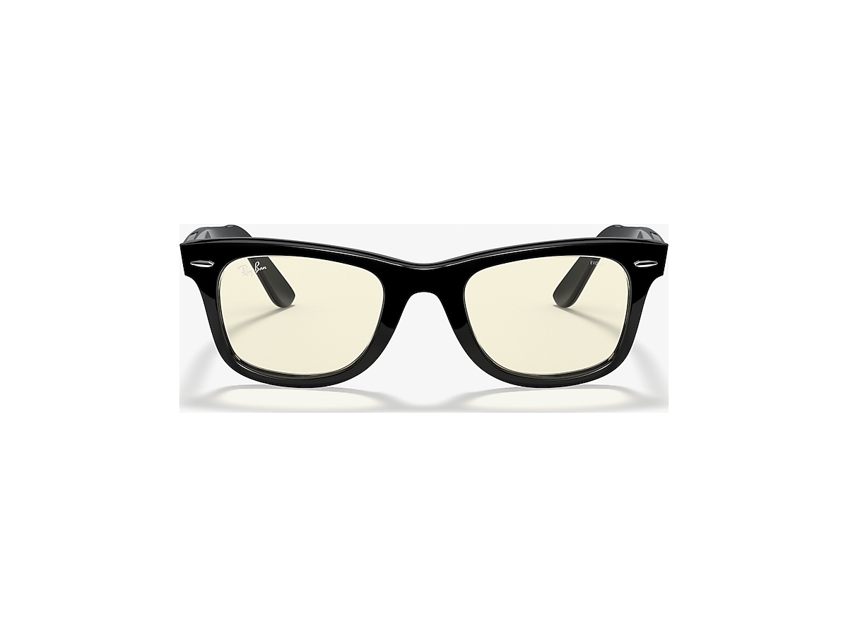Ray-Ban RB2140 Wayfarer Clear Evolve L (50 - 22) with Grey lenses
