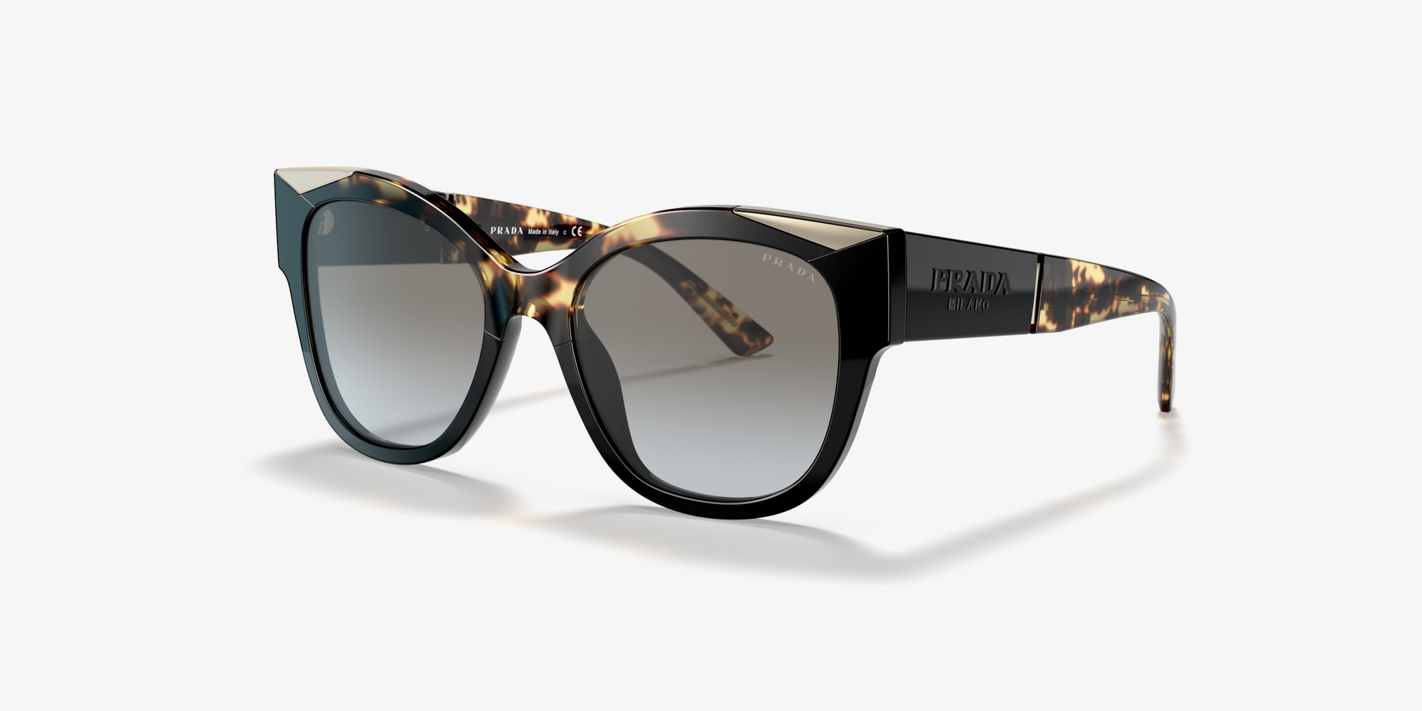 prada medium havana sunglasses