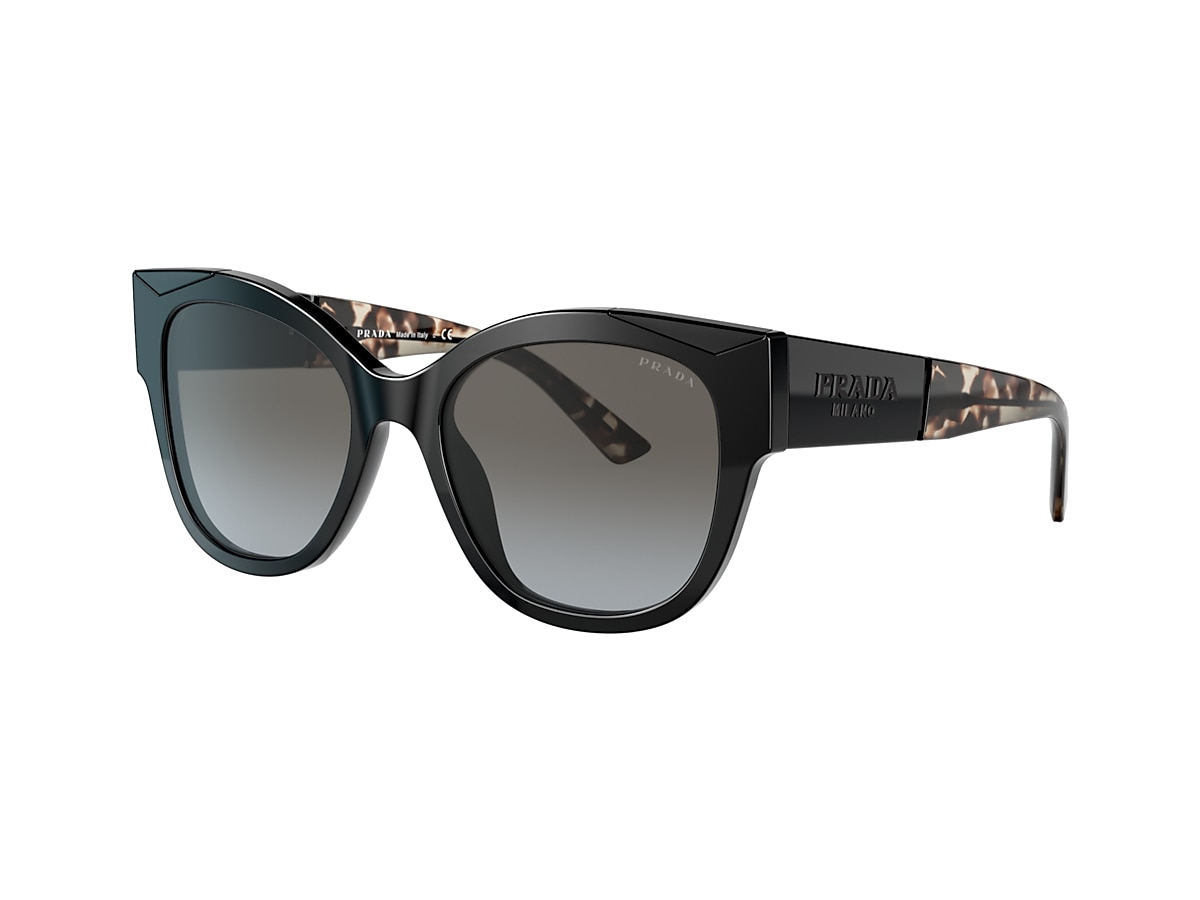 Prada PR 02WS 54 Grey Gradient & Black Sunglasses | Sunglass Hut USA