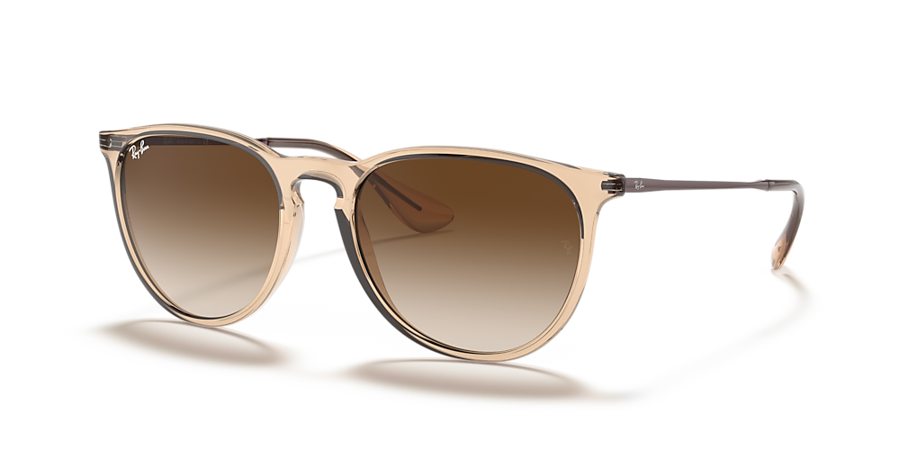 Ray-Ban RB4171F Erika Color Mix 57 Brown Gradient & Transparent