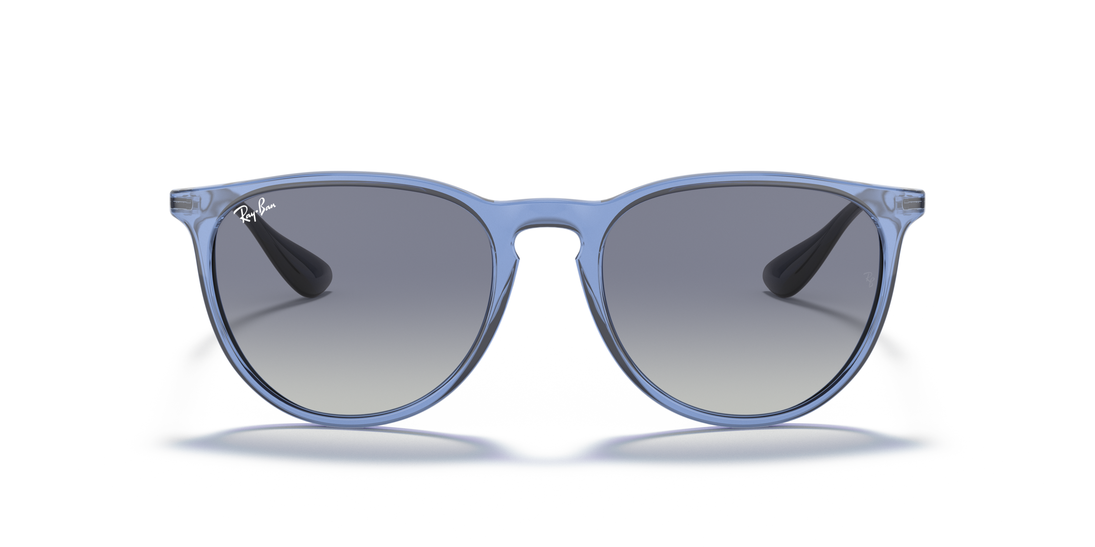 transparent blue lens sunglasses