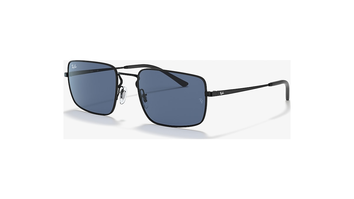Ray-Ban RB3669 55 Dark Blue & Black Sunglasses | Sunglass Hut USA
