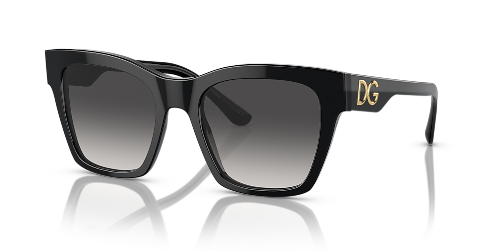 Gebruikelijk Relatieve grootte Onderling verbinden Dolce&Gabbana DG4384 53 Grey Gradient & Black Sunglasses | Sunglass Hut USA