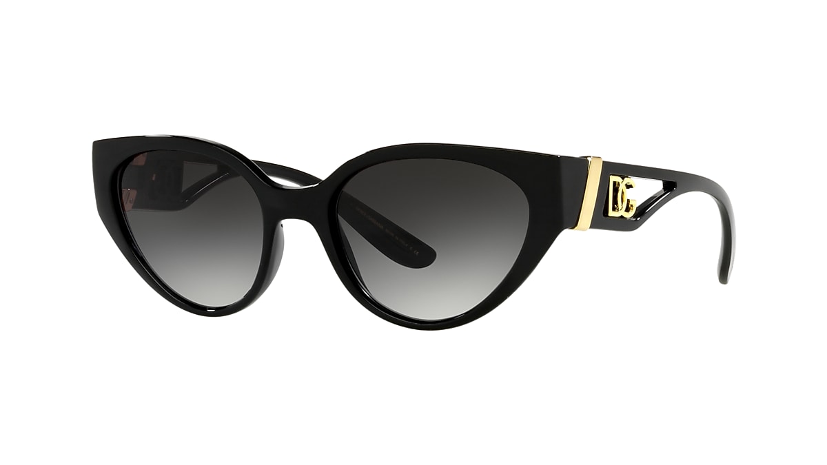 Dolce&Gabbana DG6146 54 Gradient Grey & Black Sunglasses 