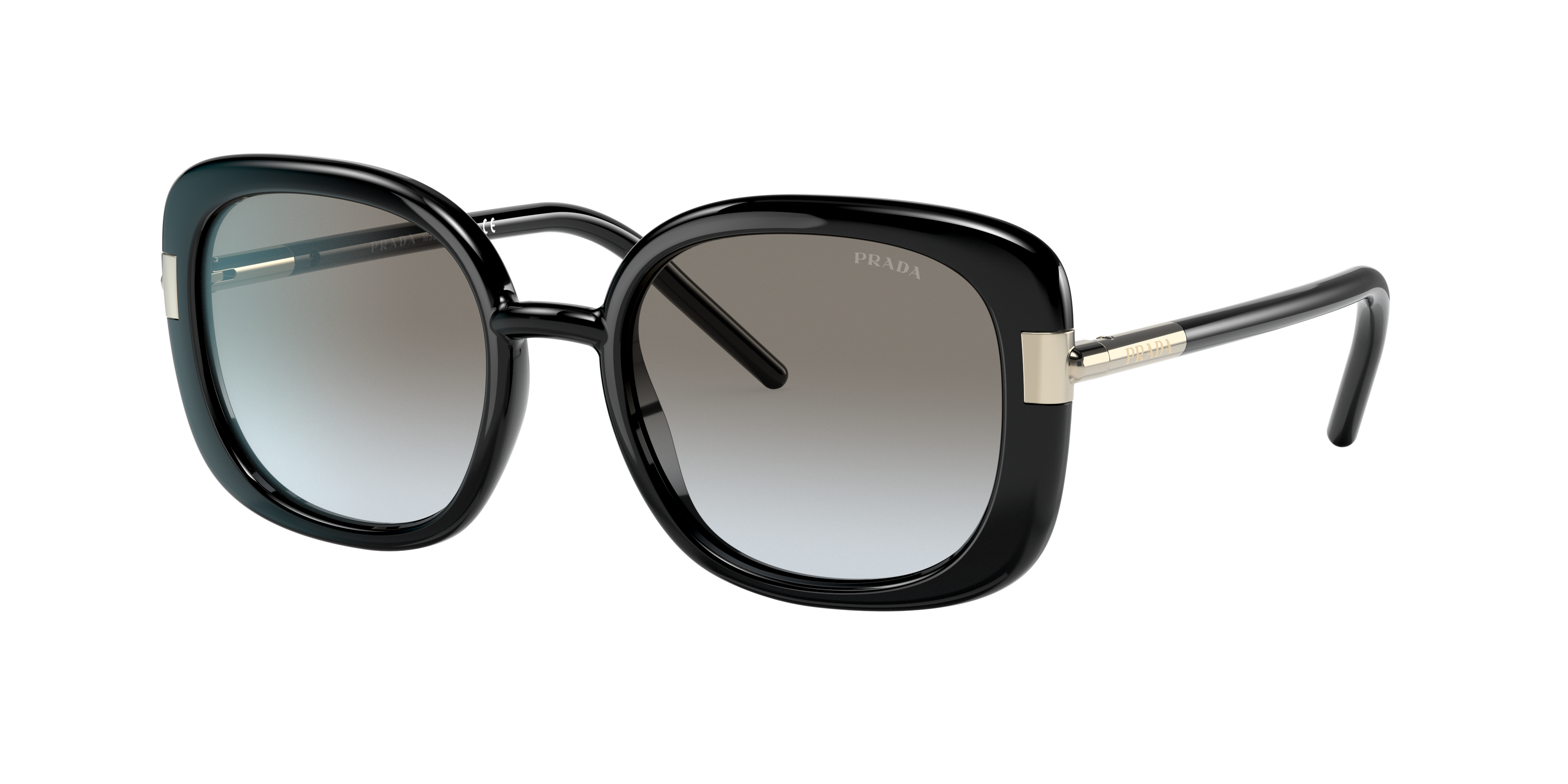 Prada Woman Sunglasses Pr 04ws In Grey Gradient