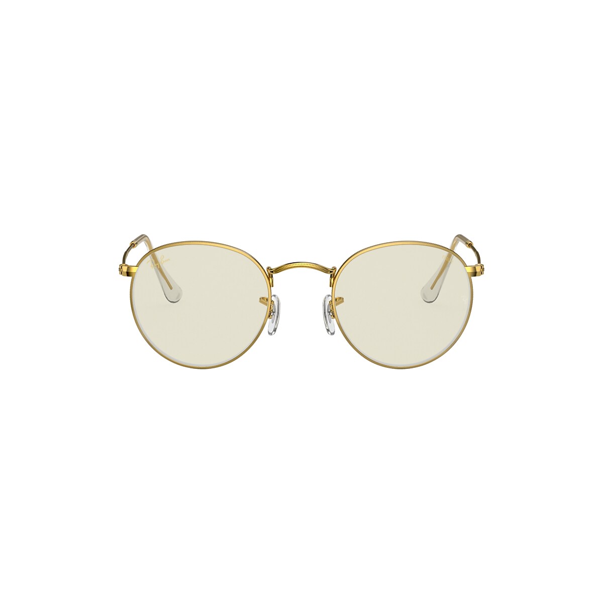 RAY-BAN RB3447 Gold - Male Sunglasses, Clear Lens