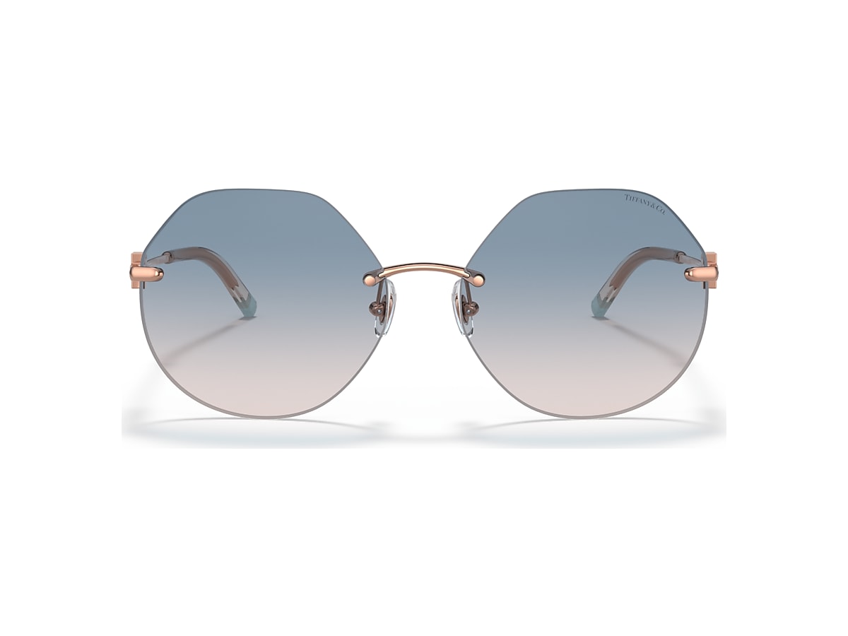 Tiffany & Co. TF3077 60 Blue & Rubedo Sunglasses | Sunglass Hut 