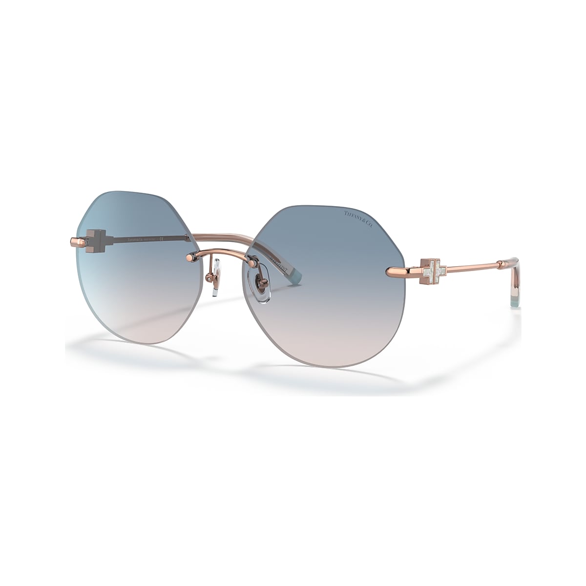 TIFFANY & CO. TF3077 Rubedo - Women Luxury Sunglasses, Blue Lens