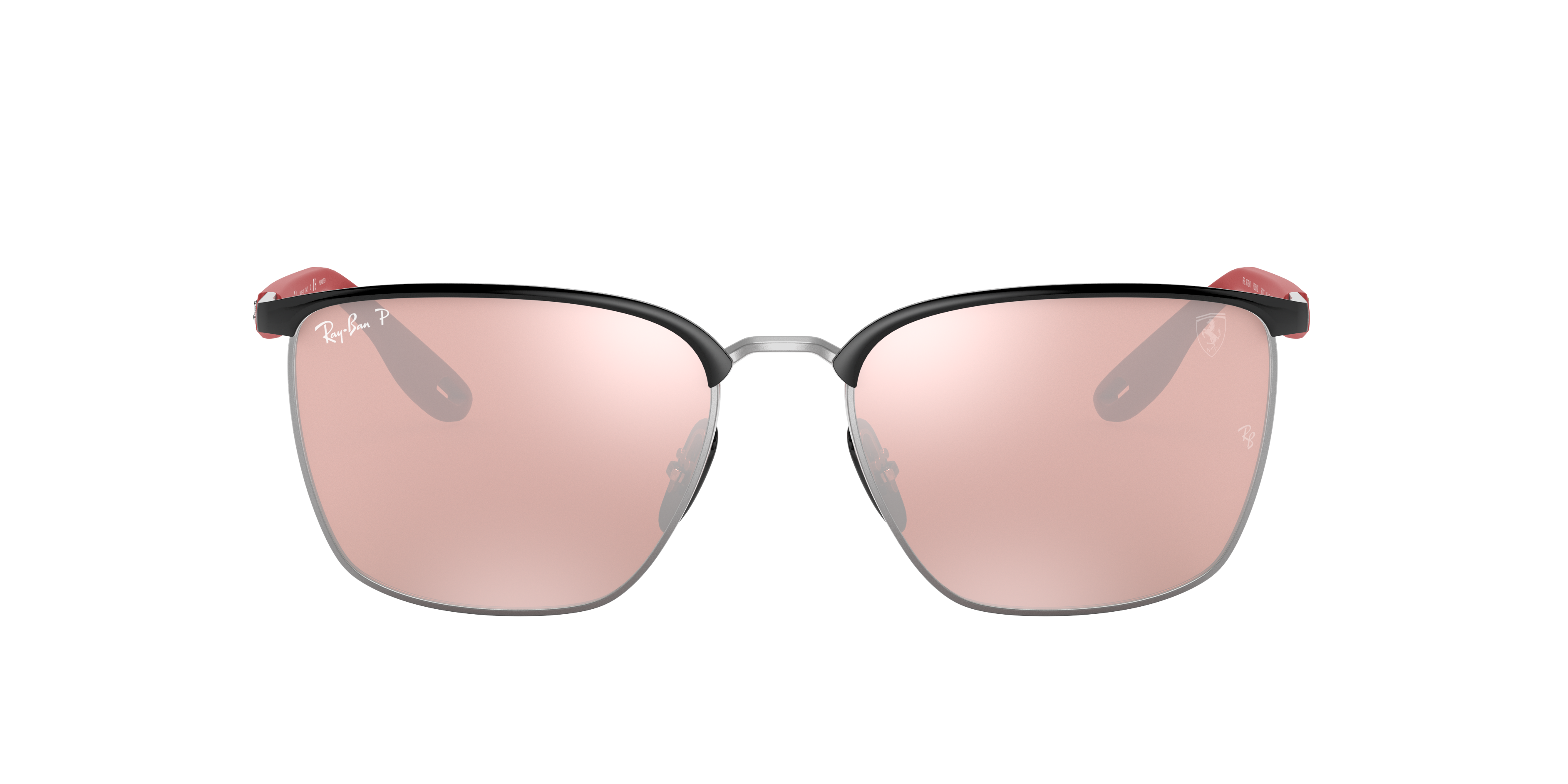 Ray Ban Ray In Purple Silver Mirror Chromance Polarized