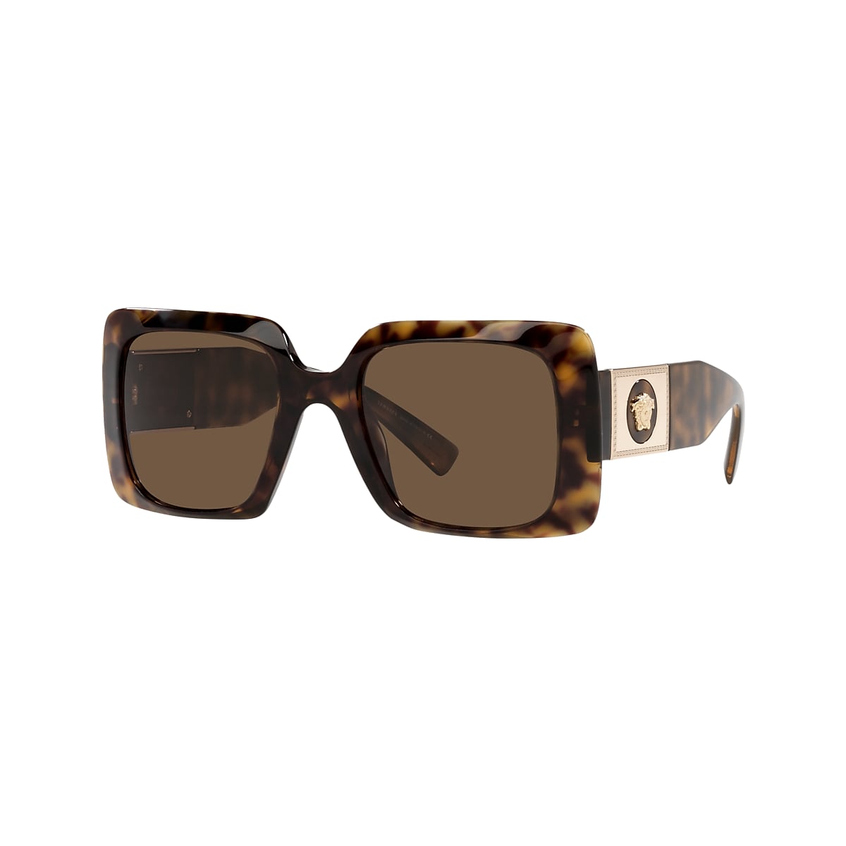 Versace VE4445F 54 Dark Orange & Opal Beige Sunglasses