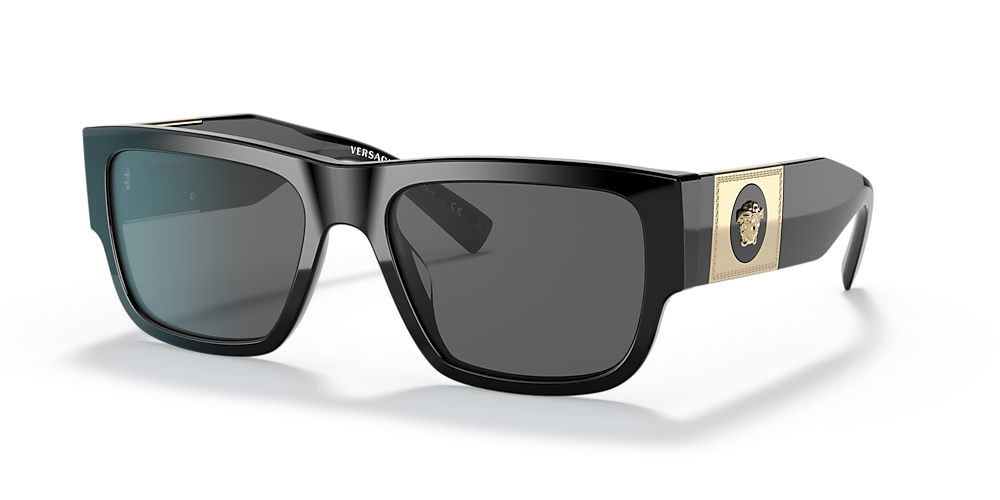 Versace VE4406 56 Dark Grey & Black Sunglasses