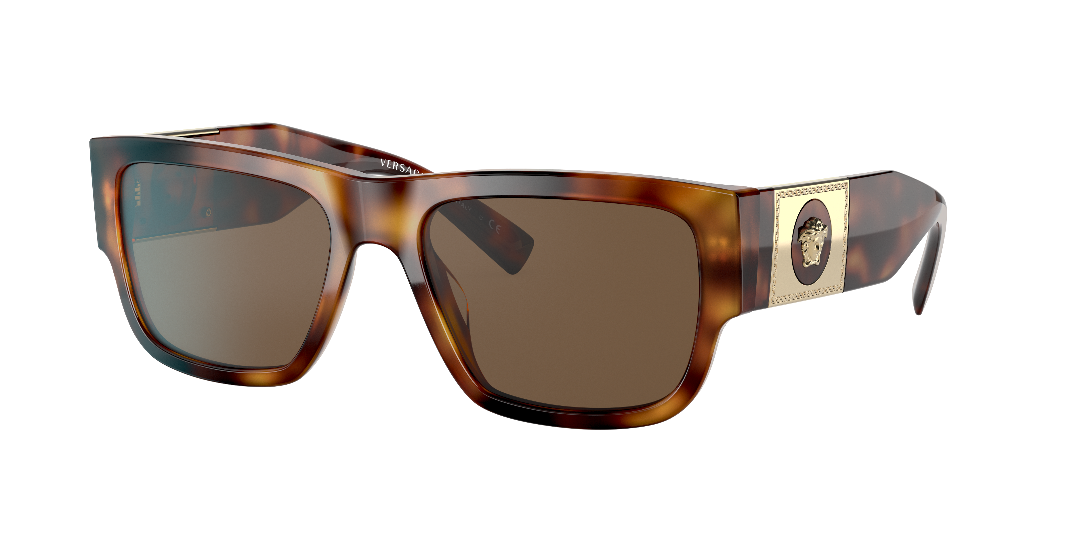 Versace Man Sunglasses Ve4406 In Dark Brown