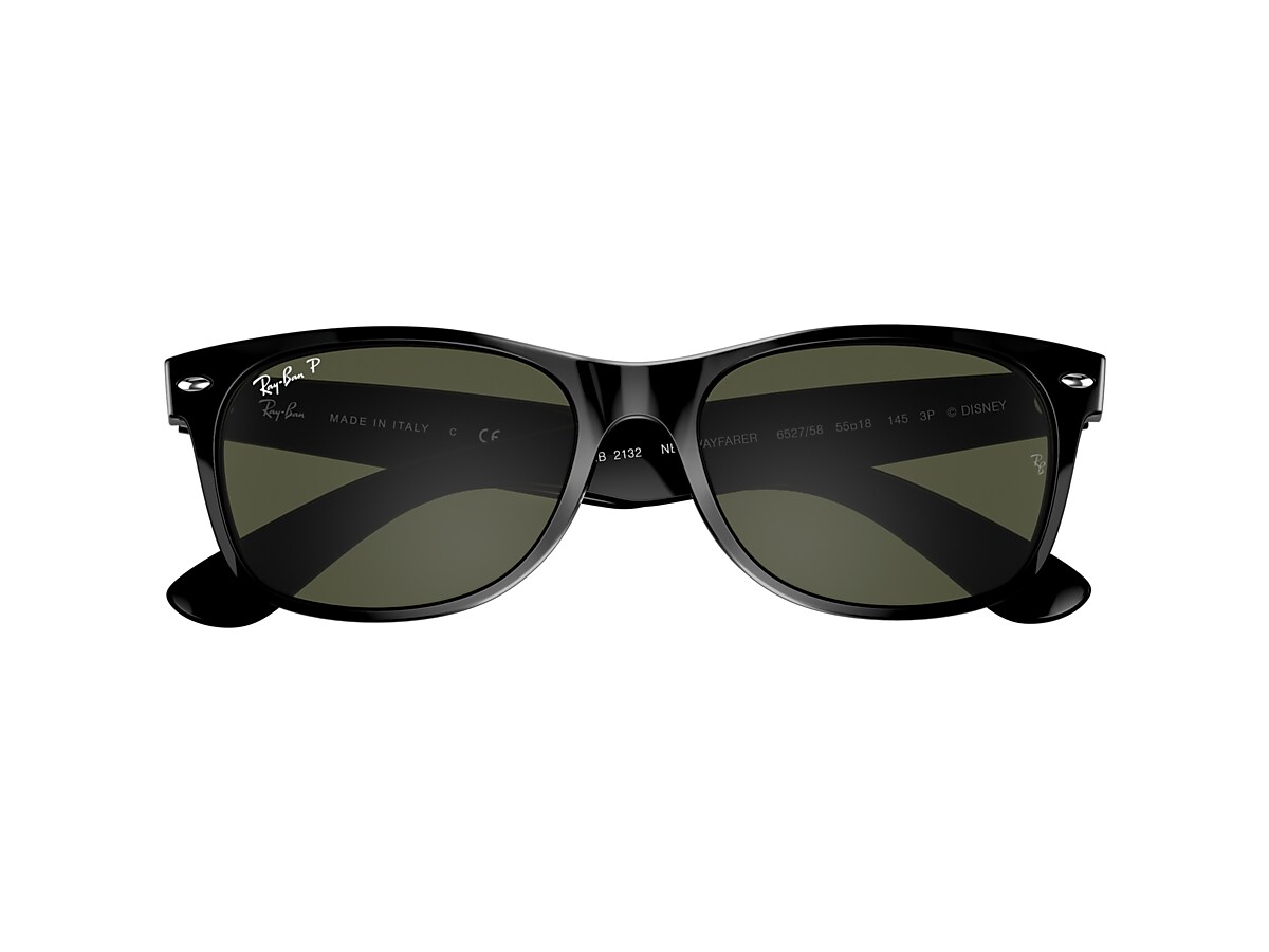 RB2132 MICKEY J19 Sunglasses in Black and Green - RB2132