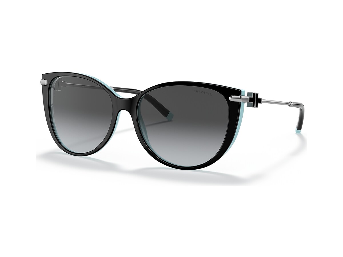 Tiffany & Co. TF4178 57 Polar Grey Gradient & Black On Tiffany ...