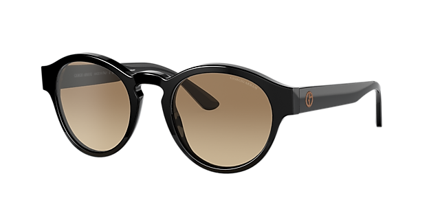 Giorgio Armani AR8146 50 Clear Gradient Brown Photo & Black 