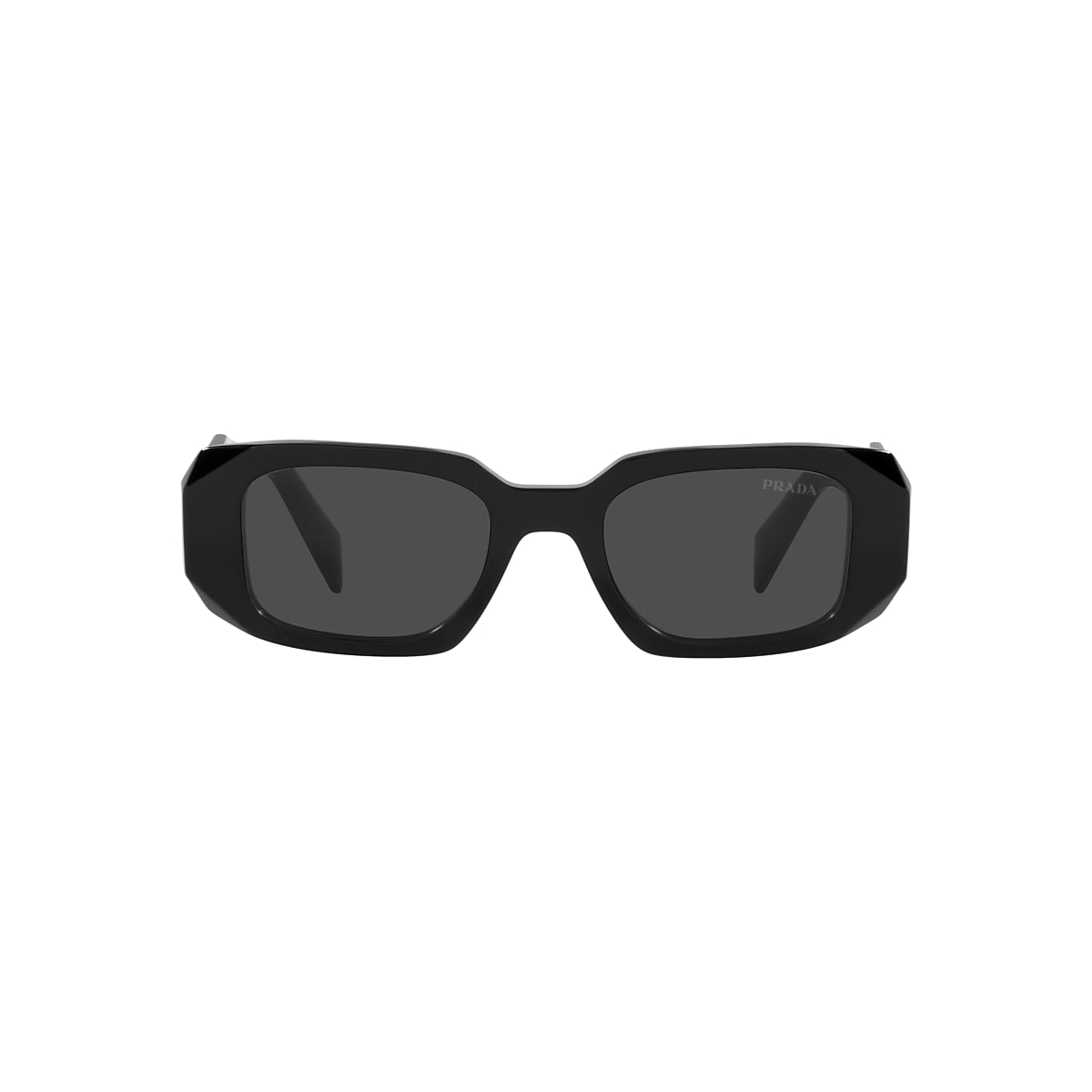 PRADA PR 17WS Black - Women Luxury Sunglasses, Dark Grey Lens