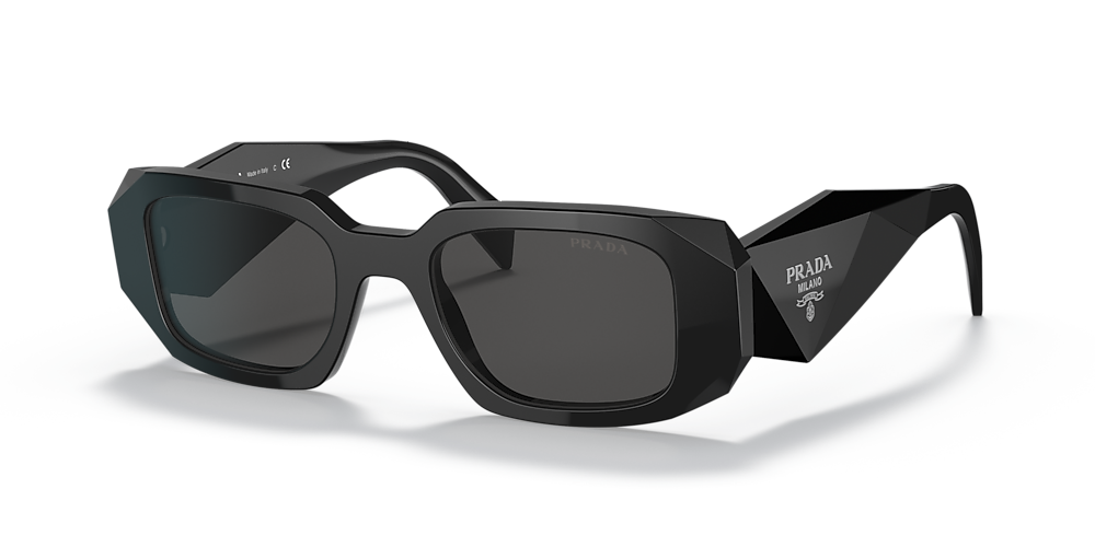 Prada PR 17WS 49 Dark Grey & Black Sunglasses | Sunglass Hut