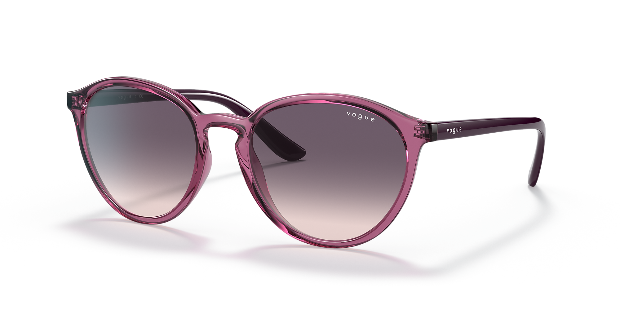 Vogue Eyewear VO5374S 55 Pink Gradient Dark Grey & Violet Transparent