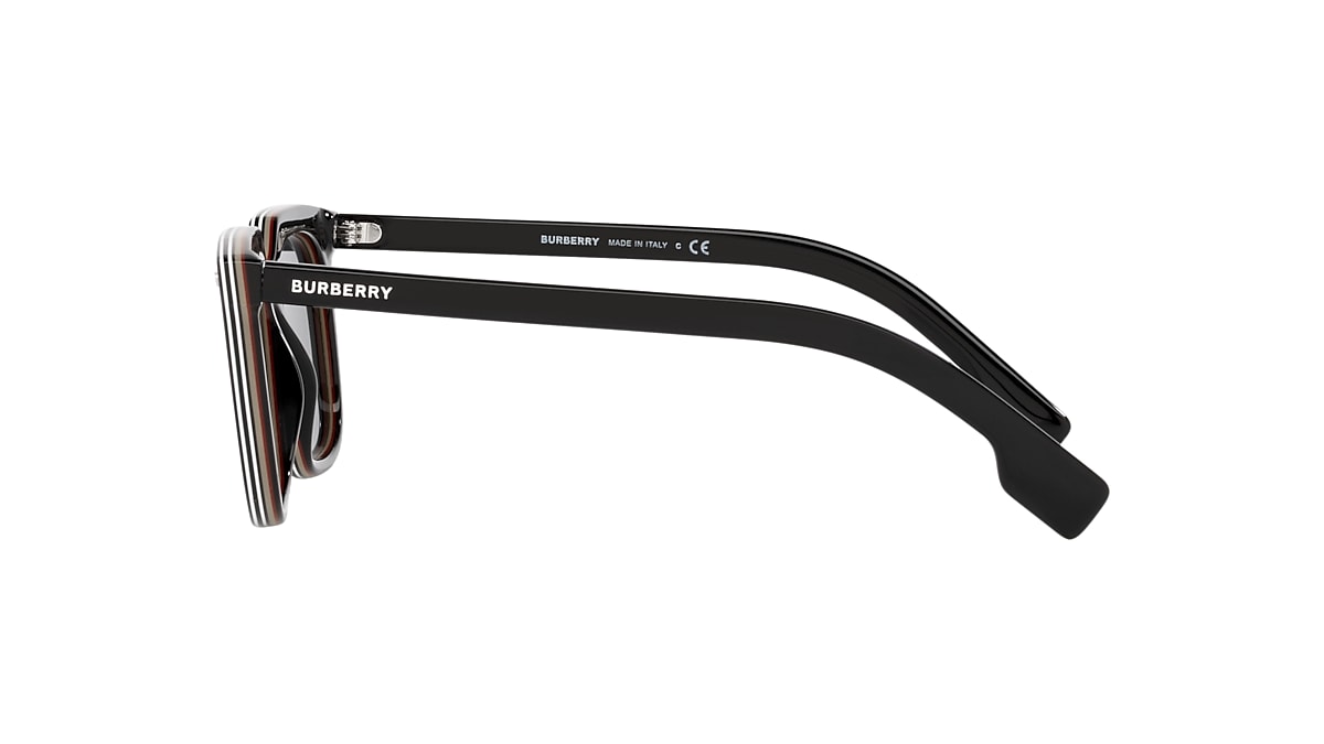 Burberry BE4337 Carnaby 56 Dark Grey & Black Sunglasses | Sunglass 