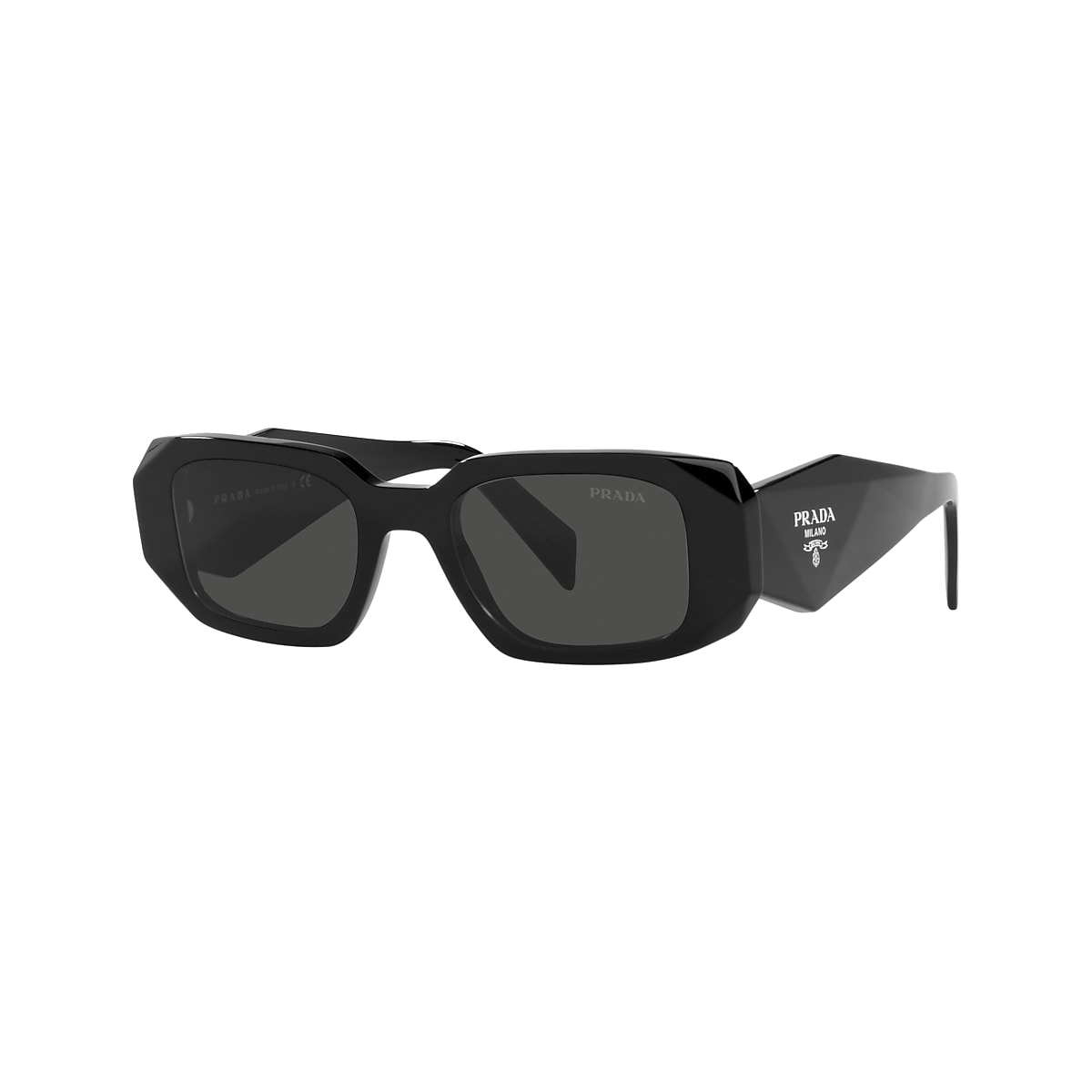 Prada PR 17WSF 51 Dark Grey & Black Sunglasses | Sunglass Hut USA