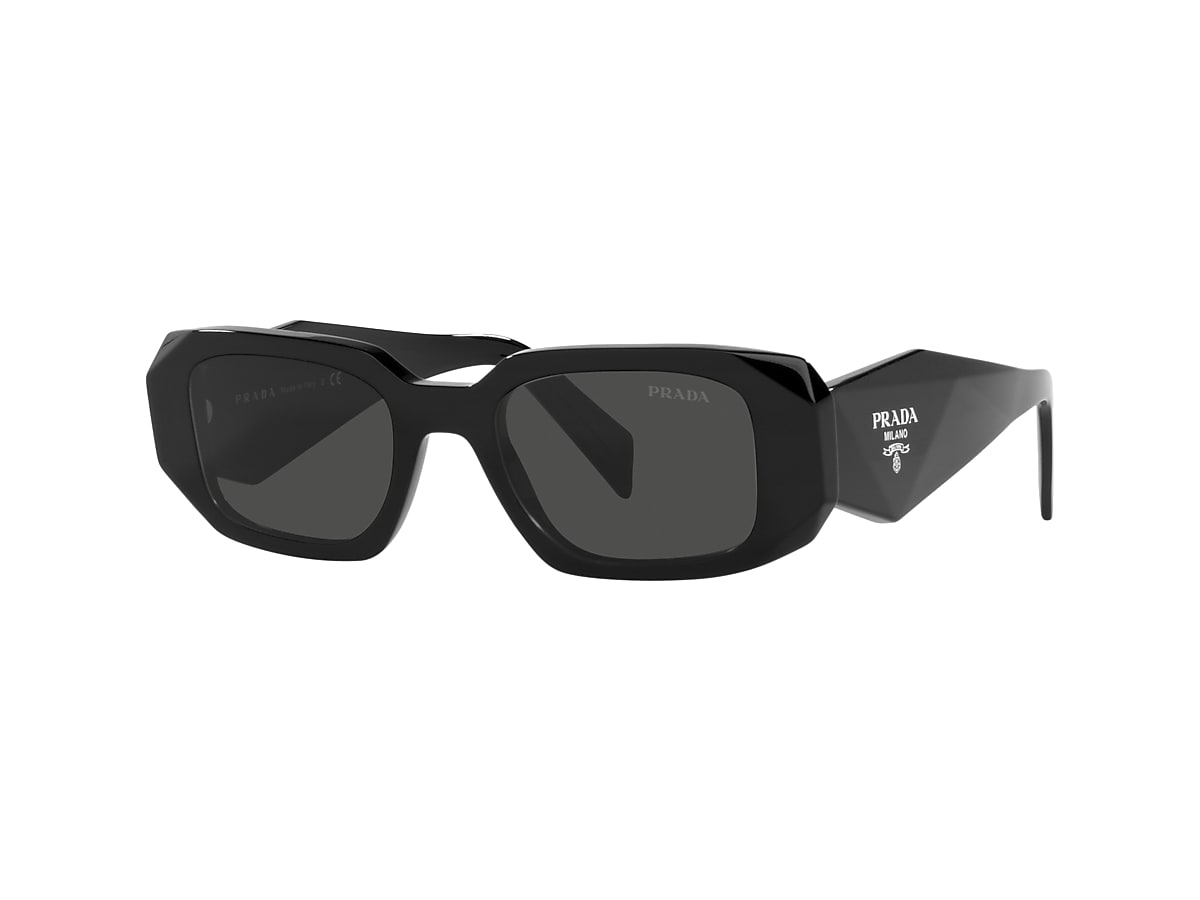 Prada PR 17WSF 51 Dark Grey & Black Sunglasses