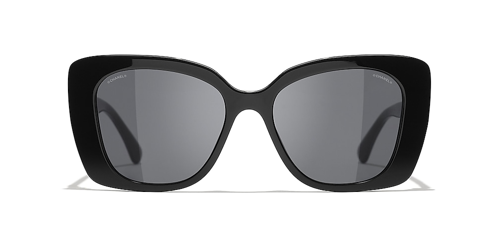 Chanel Square Sunglasses CH5422B 53 Grey & Black Sunglasses