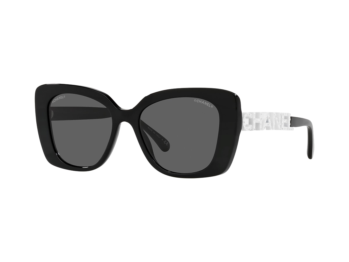 Shop CHANEL 2023 SS Square With Jewels Sunglasses (5422B 1026/S4) by MINI's