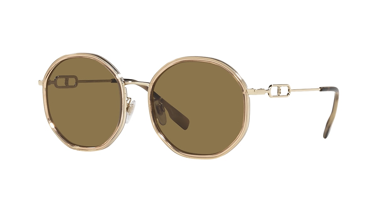 Burberry BE3127D XXL (57 - 19) with Brown lenses and Brown