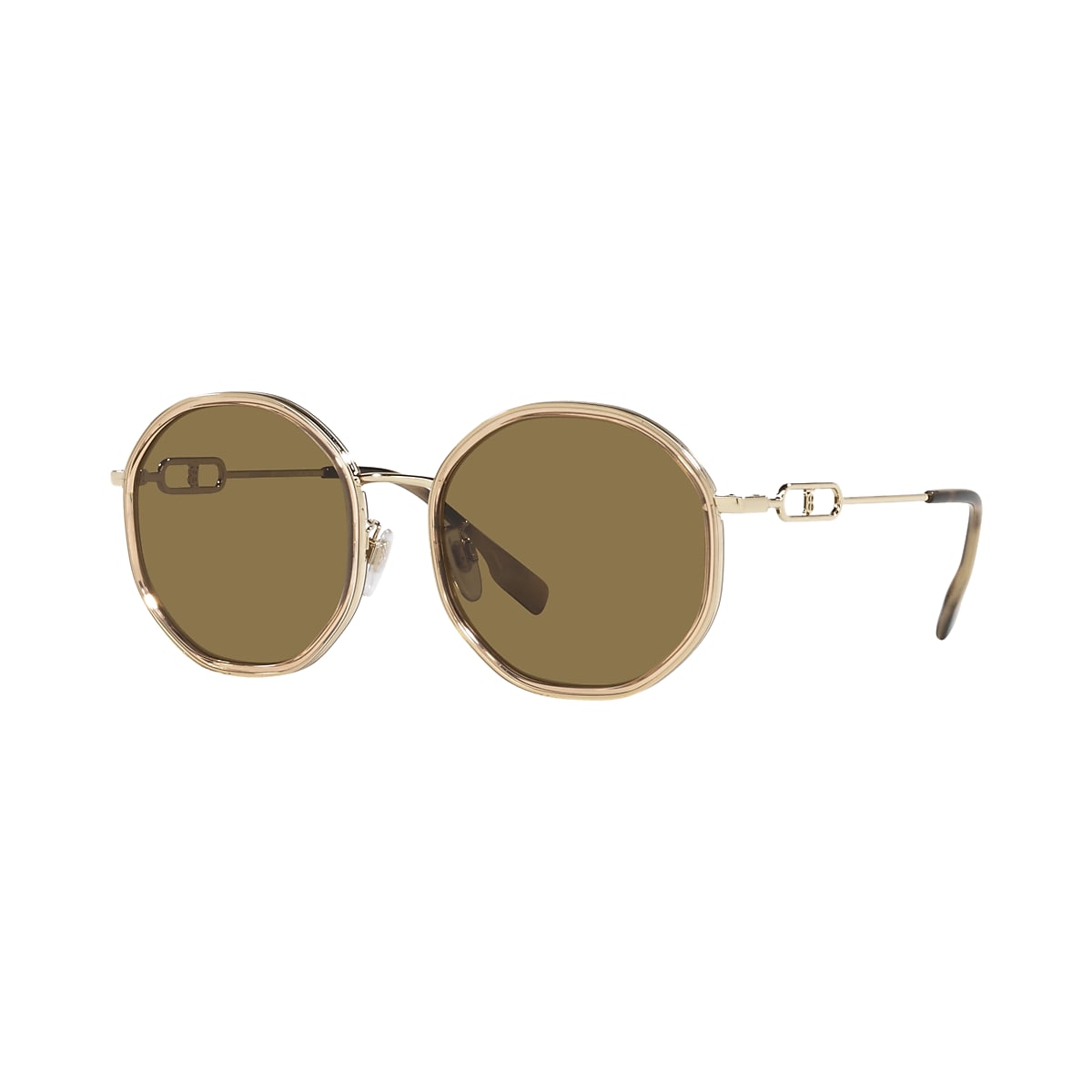 Burberry BE3127D XXL (57 - 19) with Brown lenses and Brown