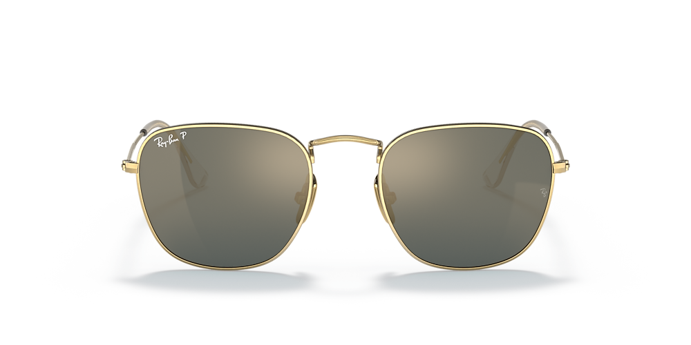 Ray-Ban RB8157 Frank Titanium 51 Blue Polar & Gold Polarized Sunglasses |  Sunglass Hut USA
