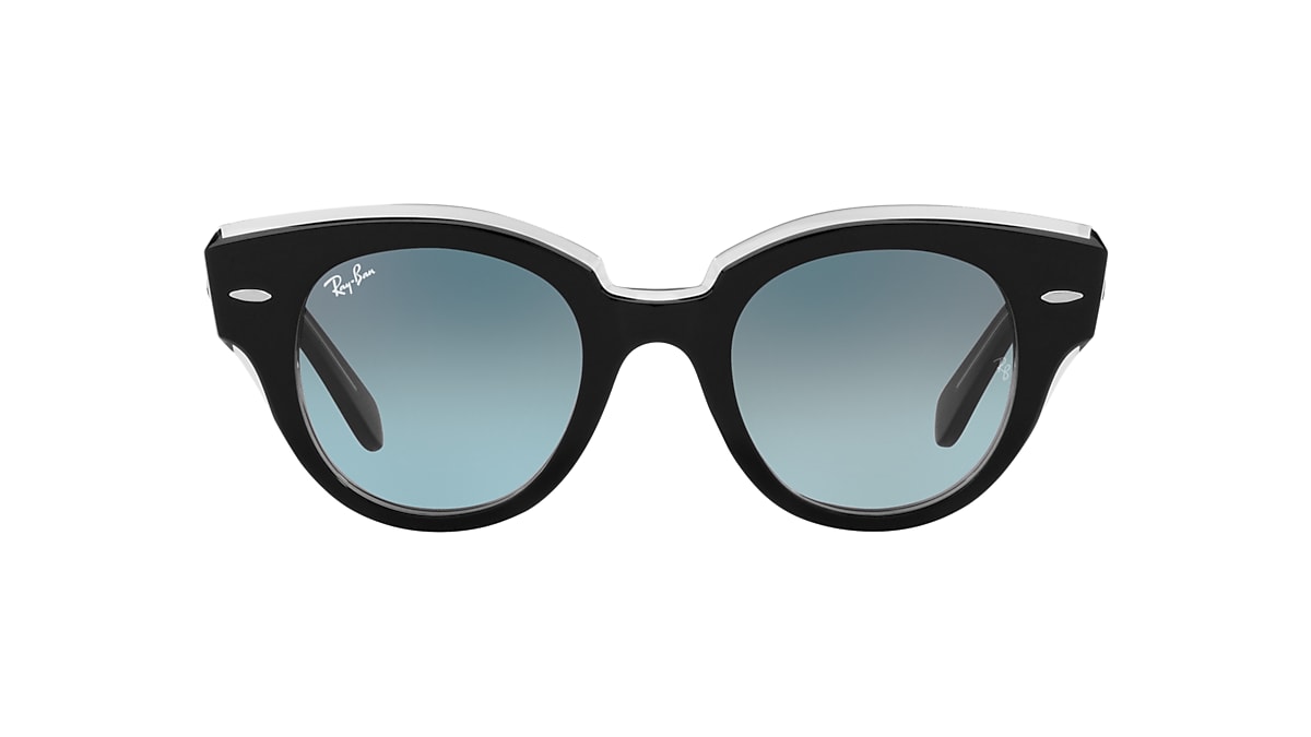 Ray-Ban RB2192 Roundabout 47 Blue Gradient Grey & Black On